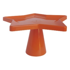 PORTA DOCE ESTRELA LARANJA