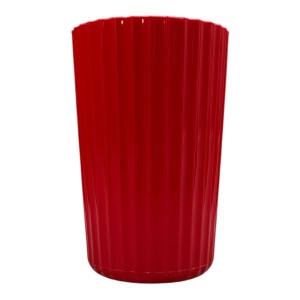 VASO CANELADO VERMELHO
