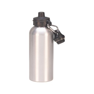 GARRAFA ALUMINIO 600ML PRATA