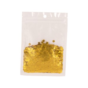 CONFETE QUADRADO DOURADO