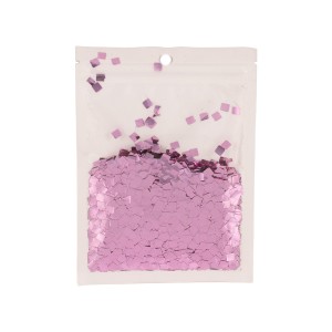 CONFETE QUADRADO ROSA