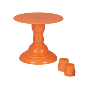 BOLEIRA ROYALE 22CM LARANJA NEON