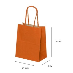 SACOLA PAPEL LARANJA