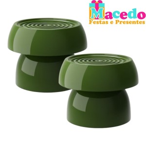 KIT 2 MINI ALEGRA VERDE OLIVA