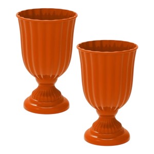 KIT 2 VASO DUBAI LARANJA