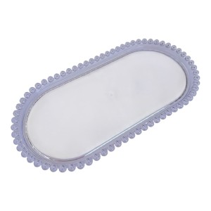 BANDEJA OVAL TRANSPARENTE