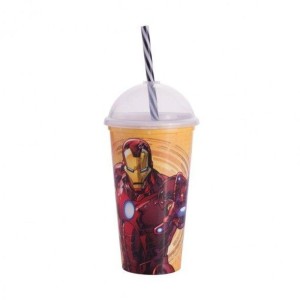 COPO SHAKE HOMEM DE FERRO 500ML
