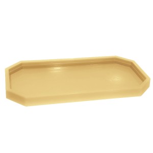 BANDEJA LAPIDADA 30X16 BEGE